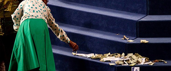 money on the altar