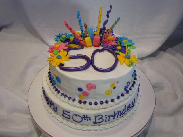 50 birthday cake